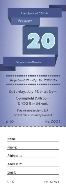 Reunion 3 Raffle Ticket Product Front