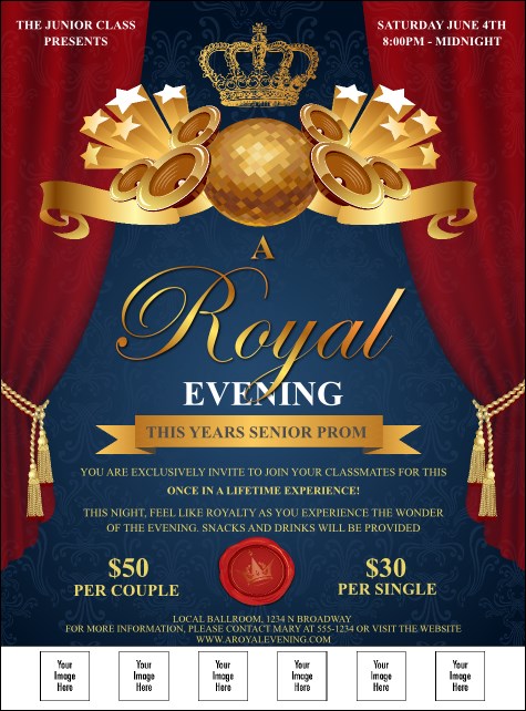 Royal Logo Flyer Product Front