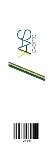 Billiard Tournament Raffle Ticket Product Back