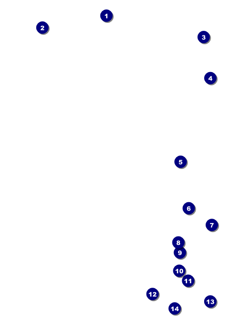 Pool Challenge Postcard Front Field Markers
