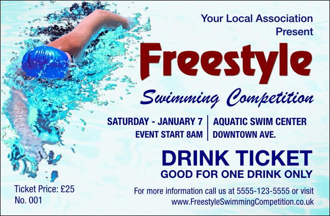 Freestyle Drink Ticket Product Front