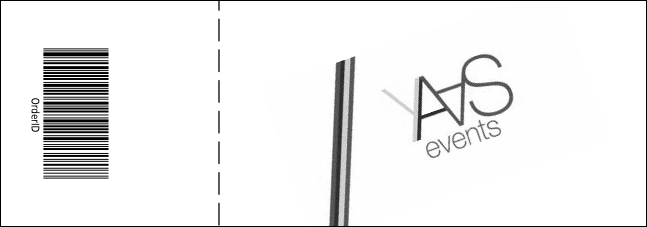 All Purpose Event Ticket 0007 Product Back