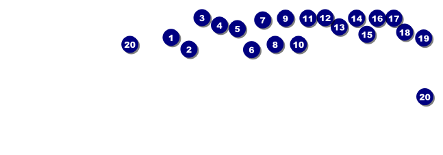 Blue Skies Raffle Ticket 0007 Front Field Markers