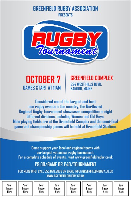 Rugby Tournament 2 Image Poster Product Front