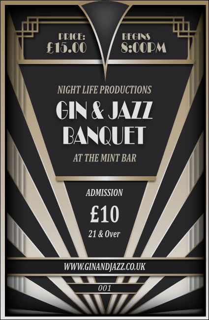 Roaring 20s Drink Ticket Product Front