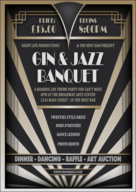 Roaring 20s Postcard Product Front