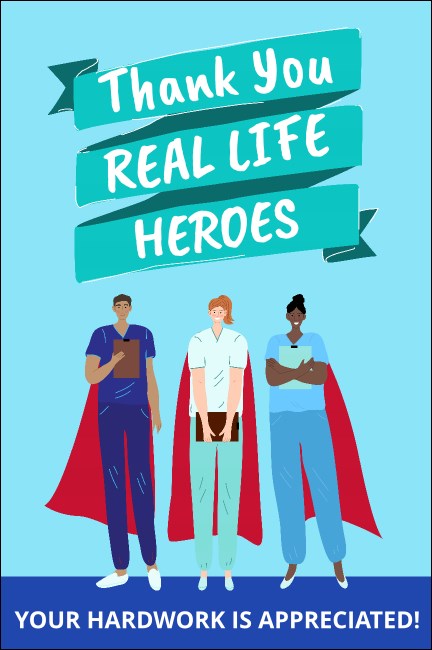 Thank You Heroes Poster Product Front