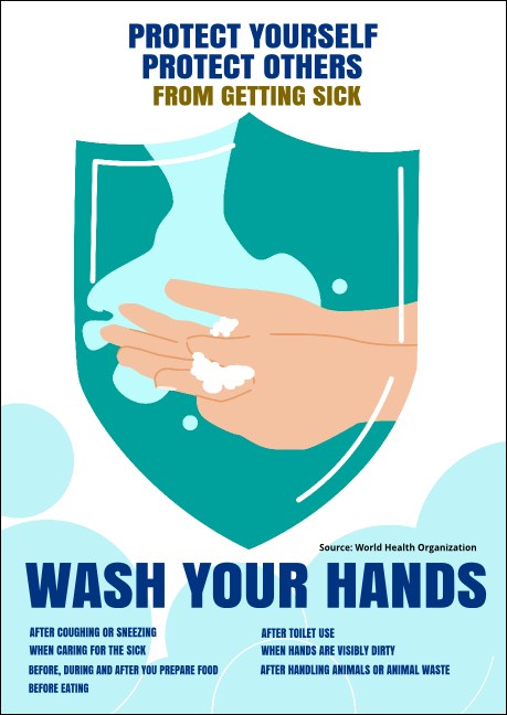 Wash Your Hands Postcard Product Front