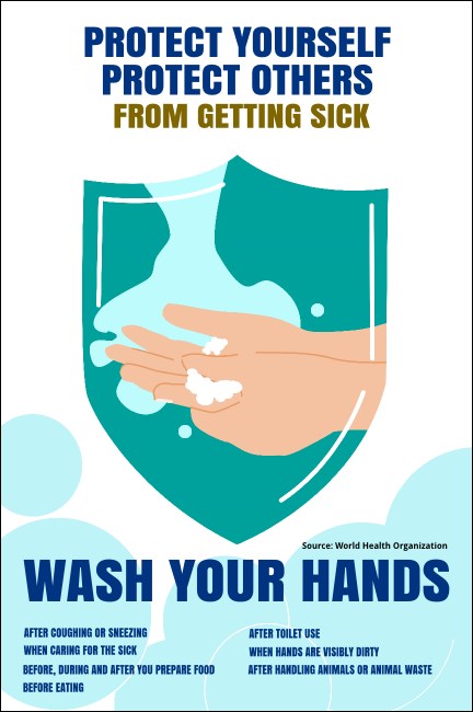 Wash Your Hands Poster Product Front