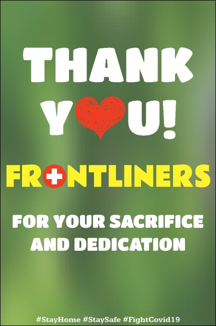 Thank You Poster Product Front