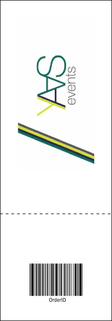 Cherry Blossom Event Ticket Product Back