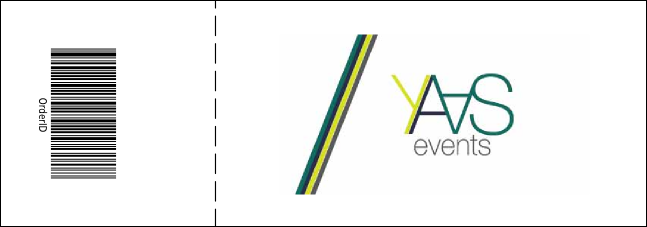 Las Vegas Casino Event Ticket Product Back