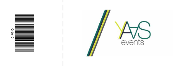 Mixed Martial Art Red General Admission Ticket Product Back