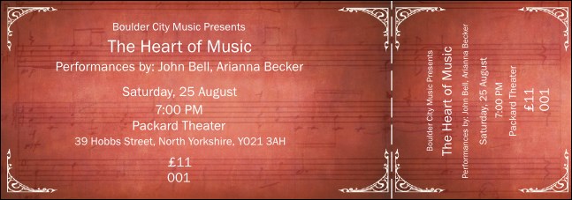 Choir General Admission Ticket 2 Product Front