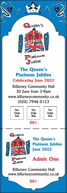 Queen's Platinum Jubilee Event Ticket 02 Product Front