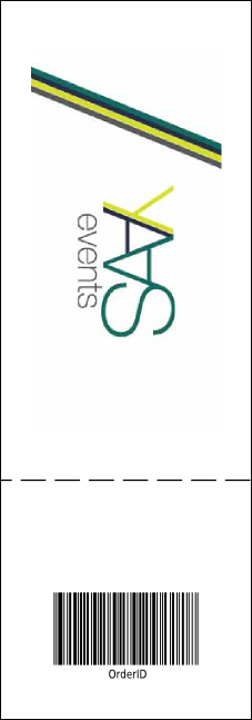 Peace Dove Event Ticket Product Back